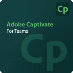 Adobe Captivate for Teams - Nowa Subskrypcja (roczna) - 1 user - poziom 2 (10-49) - Win, Mac