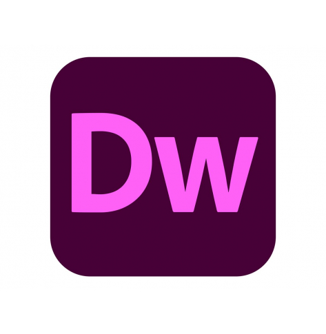Adobe Dreamweaver for teams - Nowa Subskrypcja (roczna) - 1 user - poziom 2 (10-49) - Win, Mac