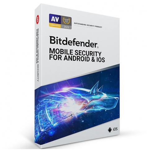 Bitdefender Mobile Security for Android and iOS 3Stan. 1-rok BDAI-N-1Y-3D