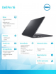 Dell Laptop Dell Pro 16 PC16255/AMD Ryzen 5 220/16GB/512GB SSD/16.0 FHD+/Radeon 740M/FgrPr/FHD/IR Cam/Mic/WLAN + BT/Backlit Kb/3Cell/W11P