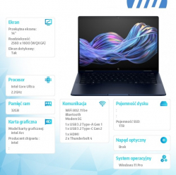 Laptop HP EliteBook X G1i Flip Ultra 7-258V 14 2.5k 32GB 1TB SSD W11P