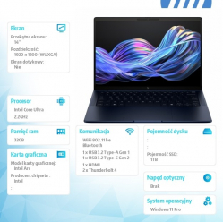 Laptop HP EliteBook X G1i Ultra 7-268V 14 WUXGA 32GB 1TB SSD W11P
