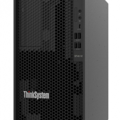 Serwer LENOVO ThinkSystem ST45 V3 AMD EPYC 4344P 8C 3.8GHz 32MB Cache 65W No RAID 2x2TB SATA 1x32GB 500W No DVD 3 year