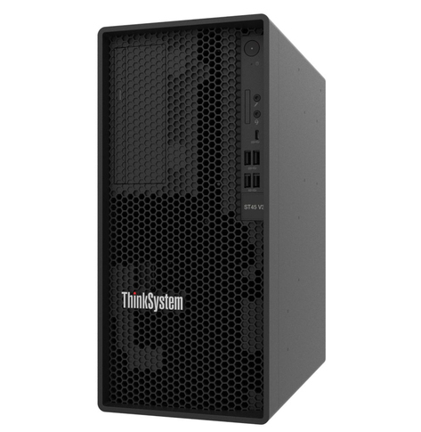 Serwer LENOVO ThinkSystem ST45 V3 AMD EPYC 4344P 8C 3.8GHz 32MB Cache 65W No RAID 2x2TB SATA 1x32GB 500W No DVD 3 year