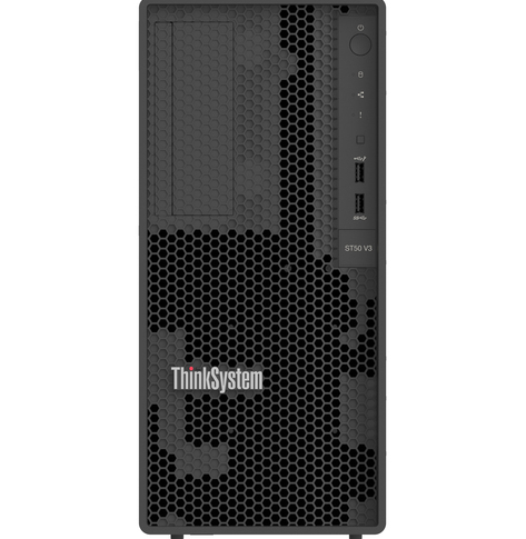 Serwer LENOVO ThinkSystem ST50 V3  Xeon E-2434 4C 3.4GHz 12MB Cache/55W SW RAID 2x960GB VA 960GB Read Intensive SATA 6GB NHS SSD 1x32GB