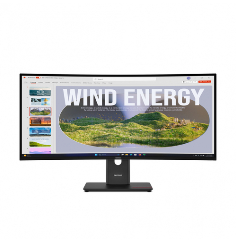 LENOVO ThinkVision T34WD-40 34  UHD Curved VA USB-C 