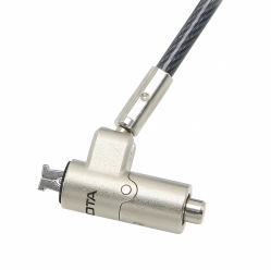 Linka blokady DICOTA Security Cable Nano Lock Ultra Slim Keyed 2.5x6 mm slot czarny
