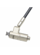 Linka blokady DICOTA Security Cable Nano Lock Ultra Slim Keyed 2.5x6 mm slot czarny