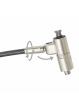 Linka blokady DICOTA Security Cable Nano Lock Ultra Slim Keyed 2.5x6 mm slot czarny