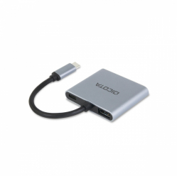 Stacja dokująca DICOTA USB-C Portable 4-in-1 Docking Station 4K HDMI PD 100W