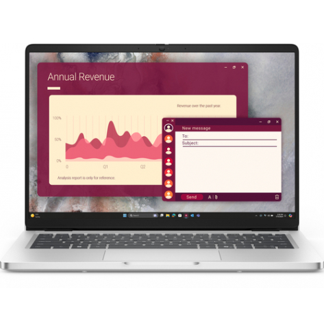 Laptop DELL Pro 14 PC14250 14 FHD+ Ultra 7-265U 16GB 512GB SSD FPR BK vPro W11P 3YPS Platinum