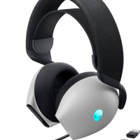 Słuchawki DELL Alienware Tri-Mode Wireless Gaming Headset AW725H Lunar Light