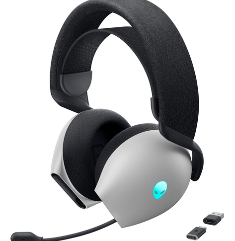 Słuchawki DELL Alienware Tri-Mode Wireless Gaming Headset AW725H Lunar Light