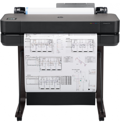 Drukarka HP DesignJet T630 24 LFP 2025 Colour Ink-Jet A1 ANSI D Roll  USB LAN WiFi