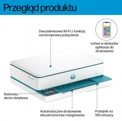 Urządzenie wielofunkcyjne HP Envy 6122e All-in-One Color Inkjet 10/7ppm Print Scan Copy Printer