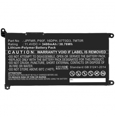 Dell 2830mAh Li-ion polymer 7MT0R