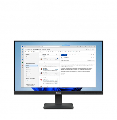 Monitor LENOVO ThinkVision S24-4e 23.8 IPS WLED QHD 4ms HDMI VGA