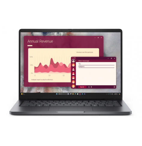 Laptop DELL Pro 14 PC14250 14 FHD+ Core 5-220U 32GB 512GB SSD FPR BK W11P 3YPS Szary