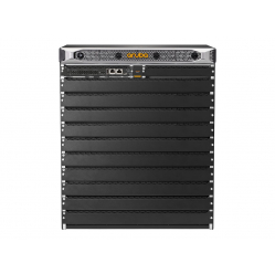 Switch HP Aruba 6410 v2 Switch 2 Management Module Slots 10 Line Module Slots 4 Power Supply Slots 4 Fan Tray Slots 12U w/o PSU