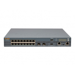 Punkt dostępowy HP Aruba 7010   16p 150W PoE+ 10/100/1000BASE-T 1G BASE-X SFP 32 AP and 2K Clients Controller