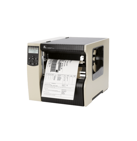 Drukarka etykiet Zebra 220Xi4 termotransfer | termiczny | 203 DPI | 224mm | 254 mm/s | RS232 | USB | odklejak | przewijak