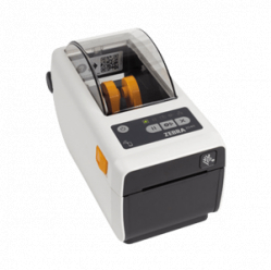 Drukarka etykiet Zebra ZD411-HC termiczny | 300 DPI | 58mm | 102 mm/s | USB | Bluetooth | Ethernet | RAM 256 MB | Flash 512 MB bia