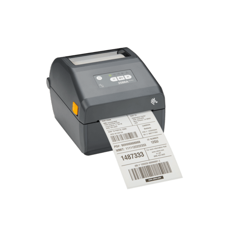 Drukarka etykiet Zebra ZD421 termotransfer | 203 DPI | 118mm | 152 mm/s | USB | Bluetooth | Ethernet | RAM 256 MB | Flash 512 MB | szary