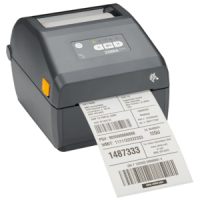 Drukarka etykiet Zebra ZD421 termotransfer | 300 DPI | 118mm | 102 mm/s | USB | Bluetooth | RAM 256 MB | Flash 512 MB | szary