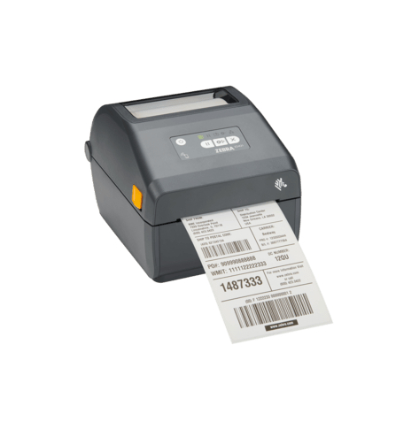 Drukarka etykiet Zebra ZD421 termiczny | 203 DPI | 108mm | 152 mm/s | USB | Bluetooth | Ethernet | RAM 256 MB | Flash 512 MB | szary