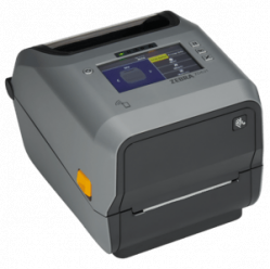 Drukarka etykiet Zebra ZD621 termotransfer | 300 DPI | 118mm | 152 mm/s | USB | RS232 | Bluetooth | Ethernet | RAM 256 MB | Flash 512 MB | odklejak | ekran dotykowy | szary