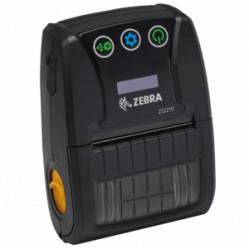 Drukarka etykiet Zebra ZQ210 mobile printer | termiczny | 203 DPI | 58mm | 60 mm/s | USB | Bluetooth | RAM 16 MB | Flash 16 MB | bateria | czarny