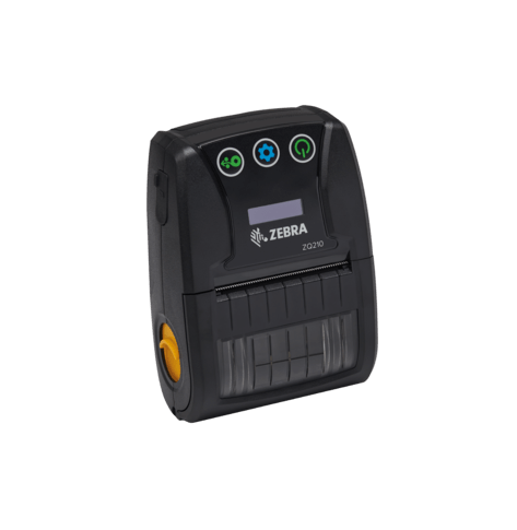 Drukarka etykiet Zebra ZQ210 mobile printer | termiczny | 203 DPI | 58mm | 50 mm/s | USB | Bluetooth | RAM 16 MB | Flash 16 MB | bateria | czarny