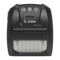 Drukarka etykiet Zebra ZQ220 Plus mobile printer | termiczny | 203 DPI | 72mm | 50 mm/s | USB | Bluetooth | NFC | RAM 16 MB | Flash 16 MB | bateria | czarny