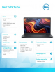 Laptop Dell 15 DC15255 15.6 FHD Ryzen 3-7320U 8GB 512GB SSD AMD Radeon 610M BK W11P 3YPS Carbon Black