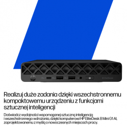 Komputer HP EliteDesk 8 Mini G1i Ultra 7-265T 16GB 1TB W11P 1YW