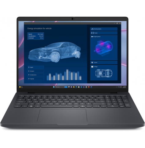 Laptop Dell Pro Max 16 MC16255 16 FHD+ Ryzen 350 32GB 1TB RTX1000 FPR SCR FHD BK W11Pro 3YPS