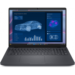 Laptop Dell Pro Max 16 MC16255 16 QHD+ Ryzen 370 32GB 1TB RTX1000 FPR SCR BK W11Pro 3YPS