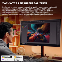 Monitor HP OMEN Transcend 31.5 QD-OLED UHD 240Hz 250cd/m2 0.03ms 2xHDMI DP