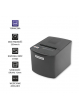 Qoltec Drukarka paragonowa | bonowa | termiczna | USB | LAN 