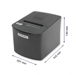 Qoltec Drukarka paragonowa | bonowa | termiczna | USB | LAN 