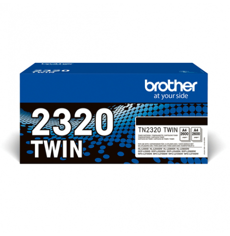 BROTHER TN2320 TWIN-pack black s BK 2600str/cartridge