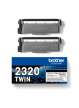 BROTHER TN2320 TWIN-pack black s BK 2600str/cartridge