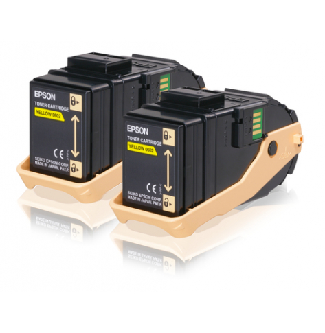 EPSON Double Pack Yellow 7.5kx for AL-C9300N