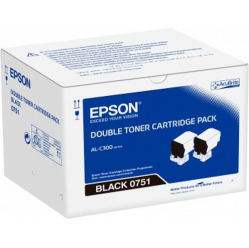 EPSON WorkForce AL-C300 Black Double Cartridge Pack