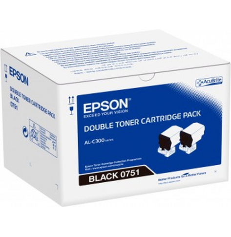 EPSON WorkForce AL-C300 Black Double Cartridge Pack