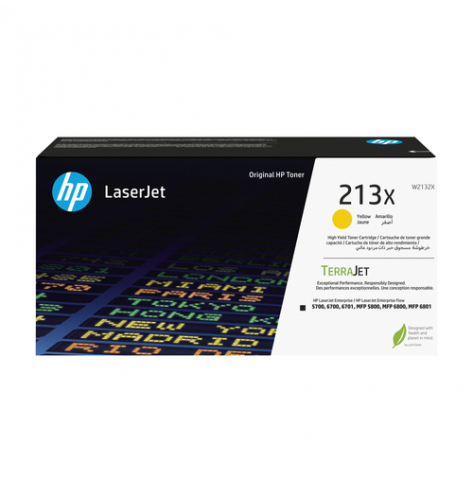 HP 213X Yellow Original LaserJet Cartridge
