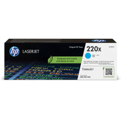 HP 220X Cyan Original LaserJet Cartridge