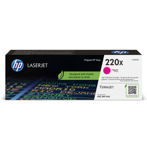 HP 220X Original Magenta LaserJet Cartridge