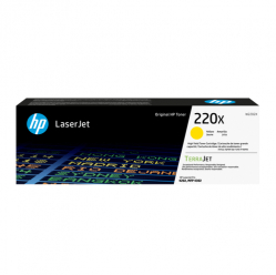 HP 220X Yellow Original LaserJet Cartridge