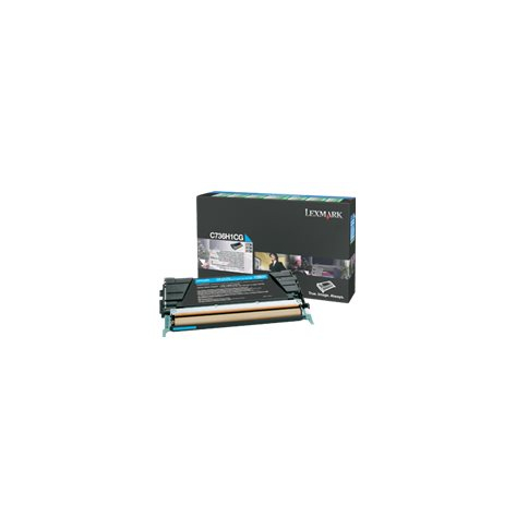 LEXMARK 24B5804 Lexmark cyan 10 000 str. CS736 / XS73x
